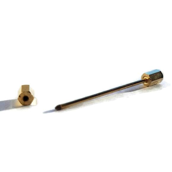 Vintage Gold Tie Clip, Unique Tie Bar for Men - Picture 8 of 8